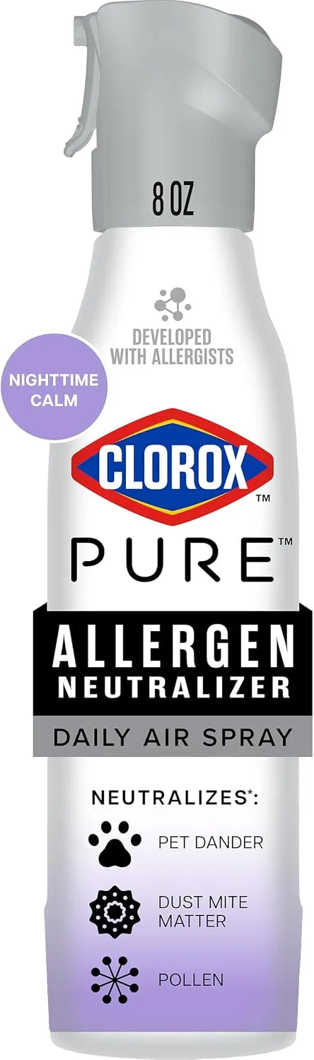 Clorox PURE Allergen Neutralizer Daily Air Spray, Nighttime Calm, 8 fl. oz.