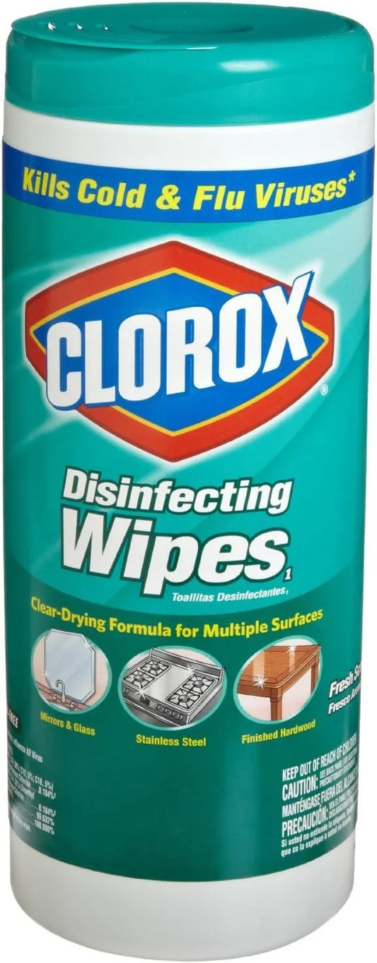Clorox 01593 Disinfecting Bleach Free Wipes Fresh Scent (35 Count) (Pack of 2)