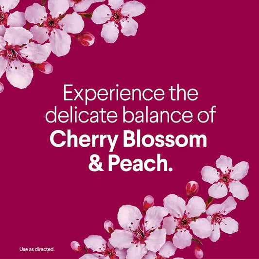 Clorox Scentiva Bathroom Toilet Cleaning Gel, Cherry Blossom and Peach, 24 Fluid Ounces (Pack of 2)