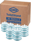 Clorox ToiletWand Toilet Cleaner Refills, Rainforest Rush, 30 Ct.