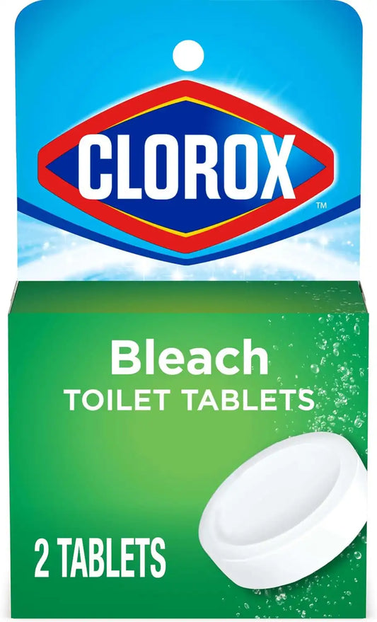 Clorox Ultra Clean Bleach Toilet Bowl Cleaner Tablets, 3.5 oz., 2 ct.