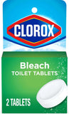 Clorox Ultra Clean Bleach Toilet Bowl Cleaner Tablets, 3.5 oz., 2 ct.