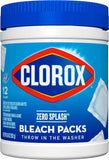 Clorox Zero Splash Bleach Packs, 12 Count