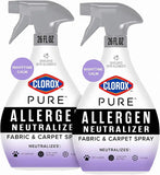 Clorox PURE Allergen Neutralizer Fabric and Carpet Spray, Nighttime Calm, 26 Fluid Ounces (Pack of 2)