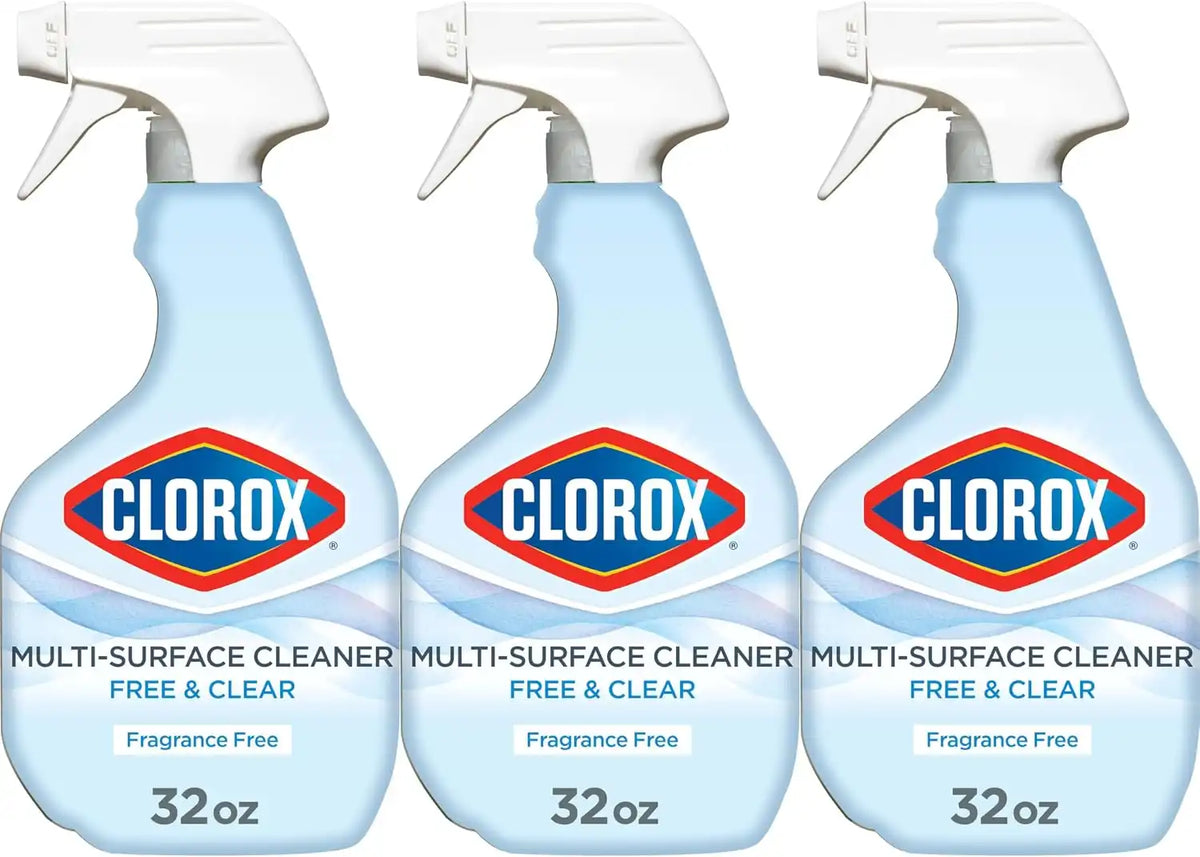 Clorox Free & Clear Multi-Surface Cleaner, 32 fl. oz., 3 Pack