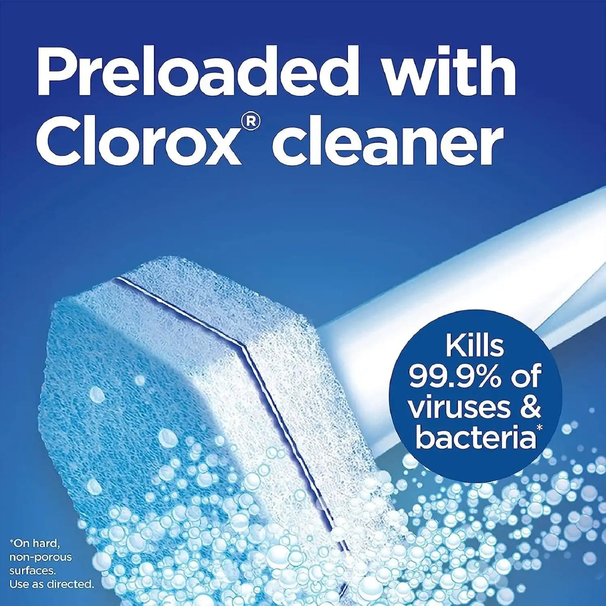 Clorox ToiletWand Toilet Cleaner Refills, Rainforest Rush, 30 Ct.