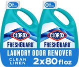 Clorox FreshGuard Liquid Laundry Odor Remover, Clean Linen Scent, 42 fl.oz.