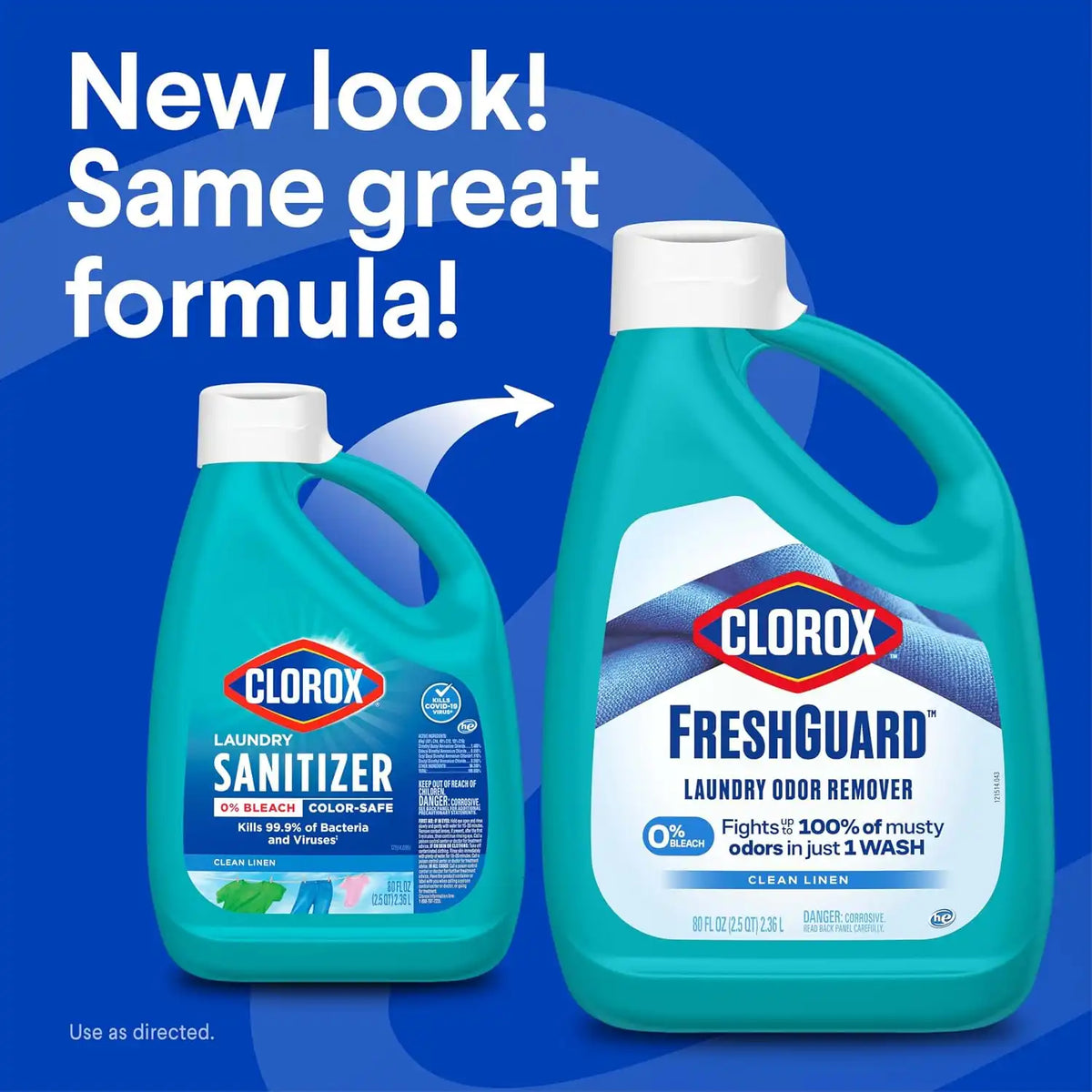 Clorox FreshGuard Liquid Laundry Odor Remover, Clean Linen Scent, 42 fl.oz.