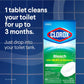 Clorox Ultra Clean Bleach Toilet Bowl Cleaner Tablets, 3.5 oz., 2 ct.