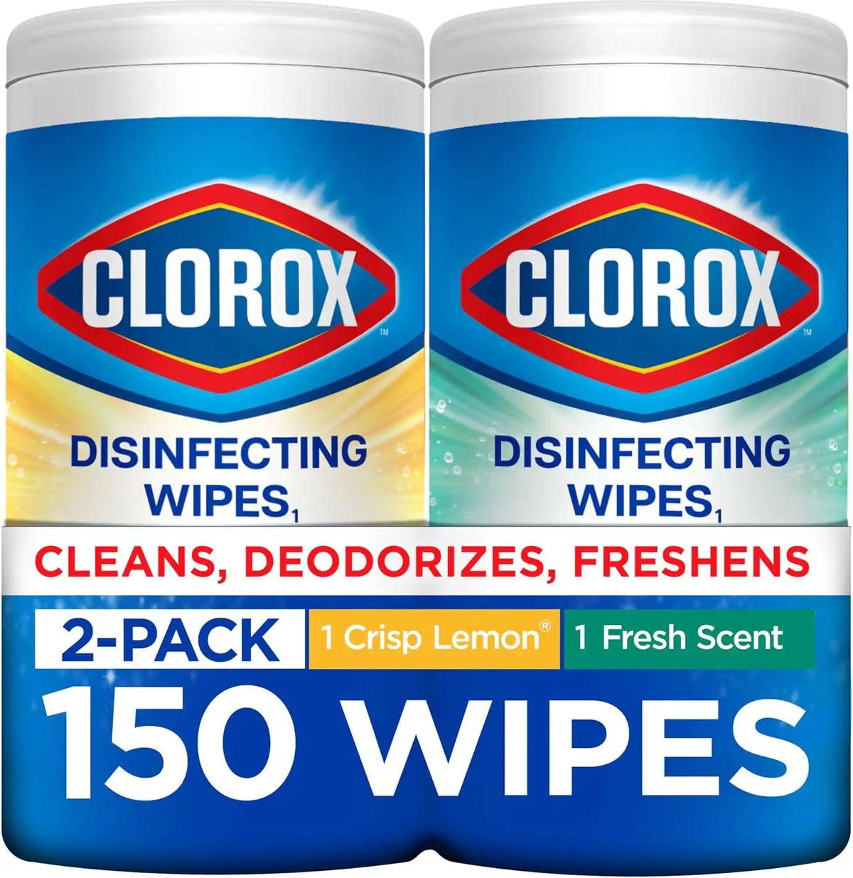 Clorox Disinfecting Wipes Back to School Variety Pack, 75 Count Each, Pack of 2 (Package May Vary)