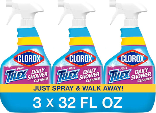 Clorox Plus Tilex Daily Shower Cleaner, 32 fl. oz., 3 Pack
