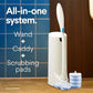 Clorox ToiletWand Toilet Cleaning Kit, 1 Starter Kit with 16 Refill Heads
