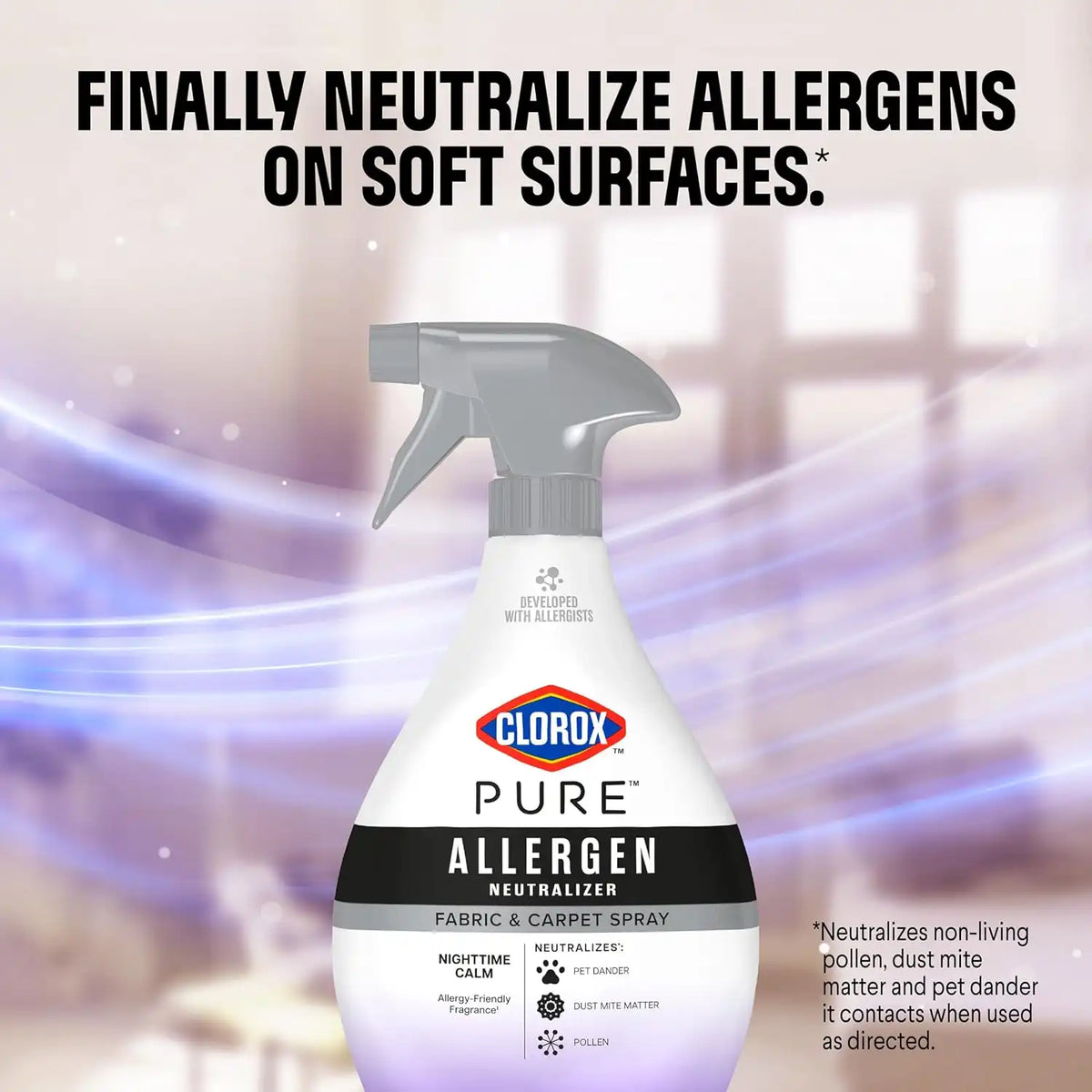 Clorox PURE Allergen Neutralizer Fabric and Carpet Spray, 26 fl. oz.