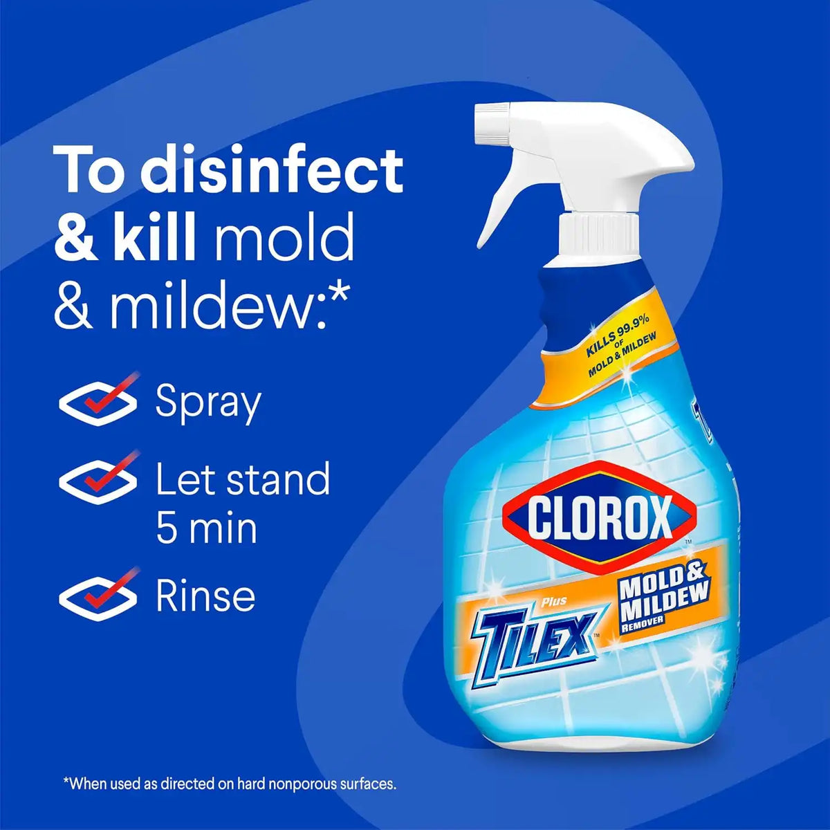 Clorox Plus Tilex Mold and Mildew Remover, 32 fl. oz., 3 Pack