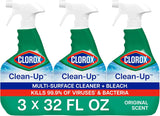 Clorox Clean-Up Multi-Surface Cleaner with Bleach, 32 fl. oz., Pack of 3