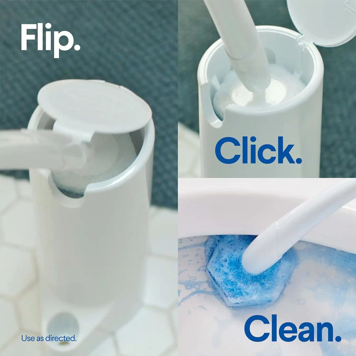 Clorox ToiletWand Toilet Cleaning Kit, 1 Starter Kit with 16 Refill Heads