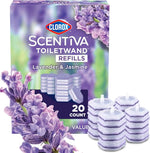Clorox Scentiva ToiletWand Refills Value Pack, Lavender and Jasmine, 20 Ct.