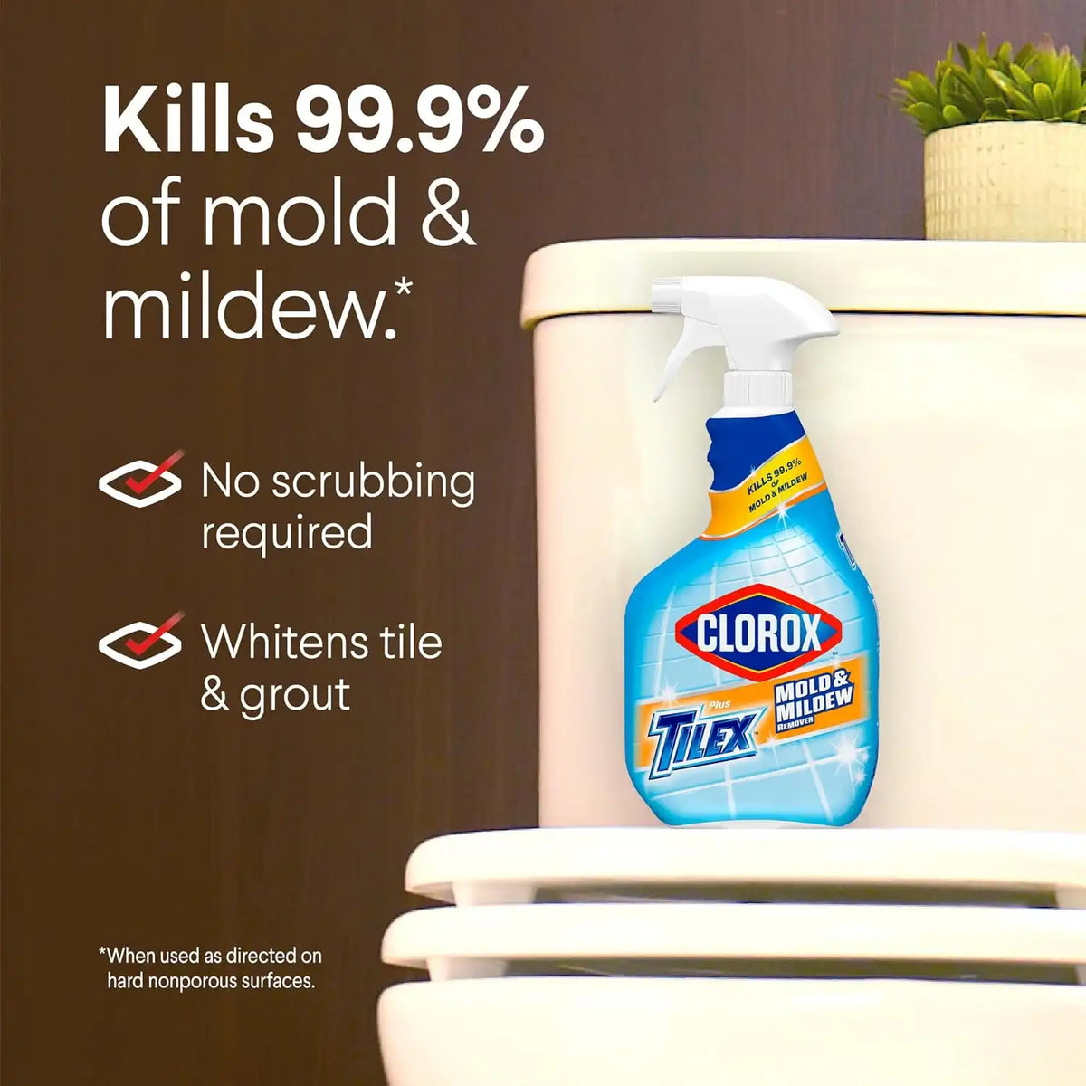 Clorox Plus Tilex Mold and Mildew Remover, 32 fl. oz., 3 Pack