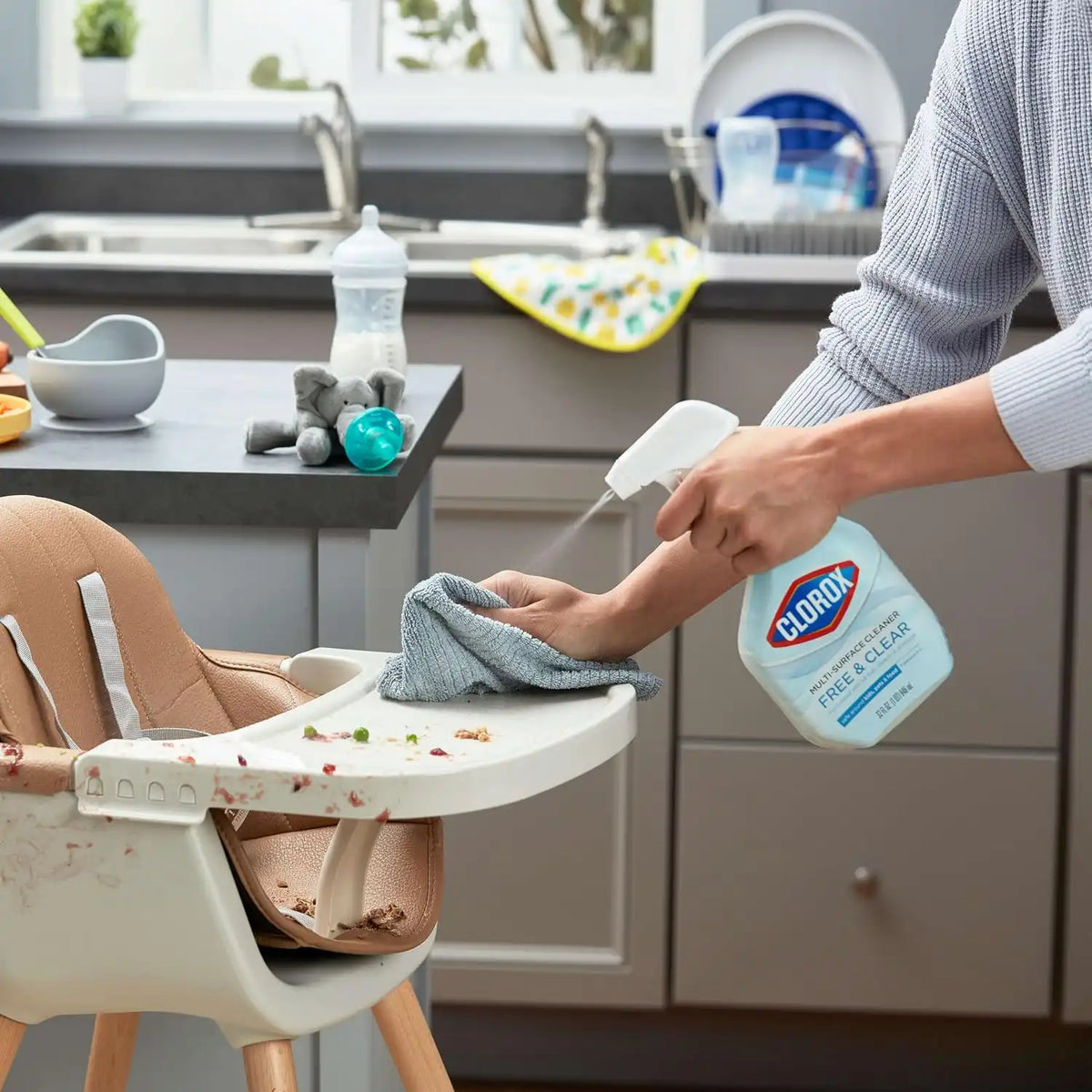 Clorox Free & Clear Multi-Surface Cleaner, 32 fl. oz., 3 Pack