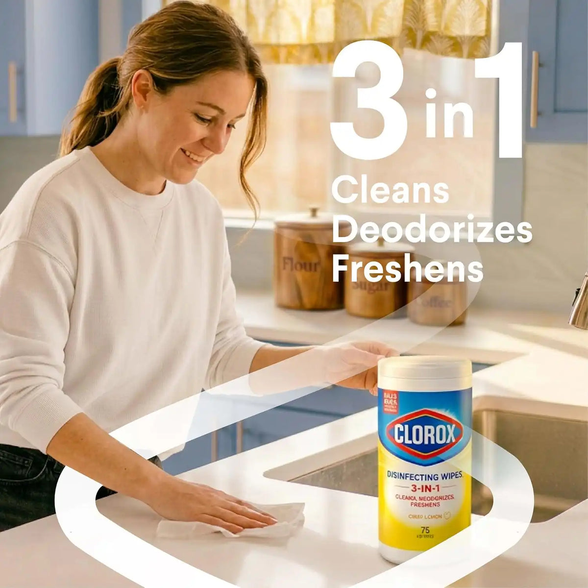 Clorox Disinfecting Wipes Variety Pack Bleach Free 75 Count 3 Pack